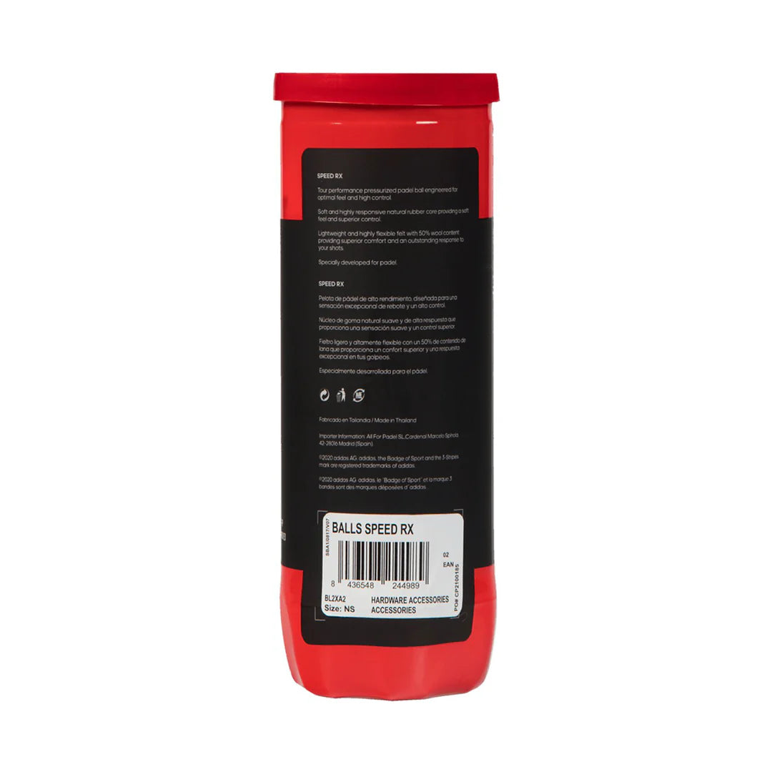 ADIDAS SPEED RX BALLS CARTON (24 CANS)