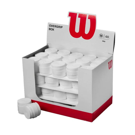 5 Pieces WILSON PRO OVERGRIP (Perforated White)