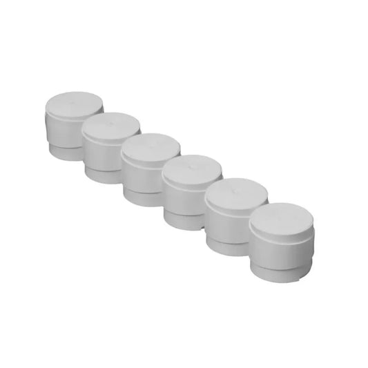 5 Pieces WILSON PRO OVERGRIP (Smooth White)
